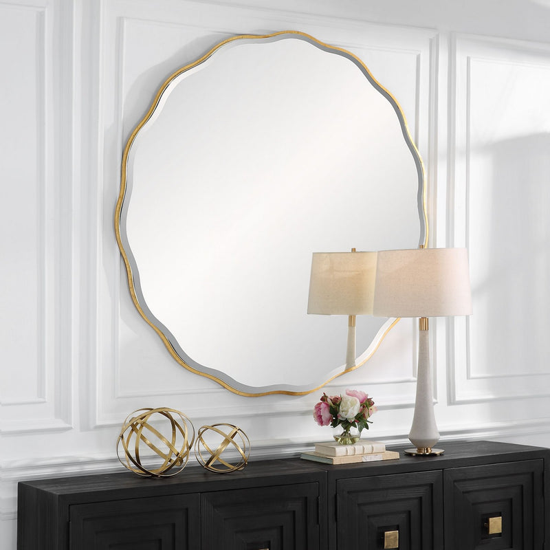 Uttermost 09943 Mirror, Aged Gold