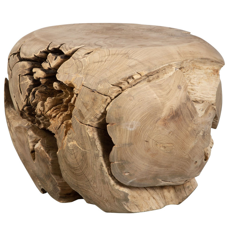 Uttermost 22925 Side Table, Natural Bleached Teak