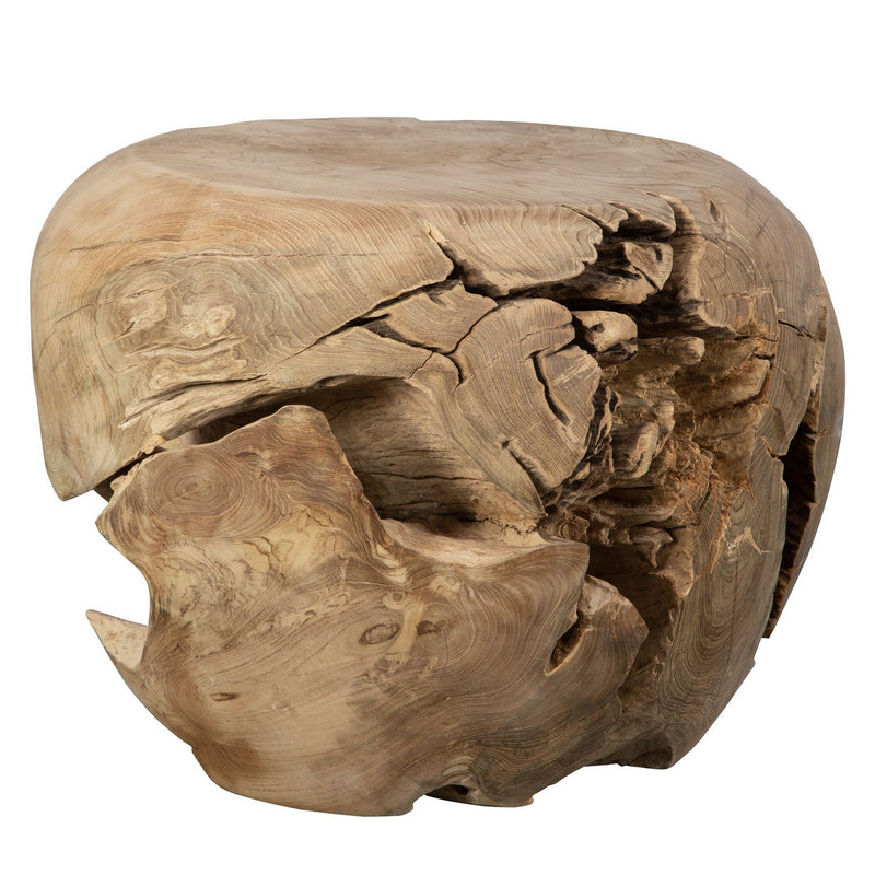 Uttermost 22925 Side Table, Natural Bleached Teak