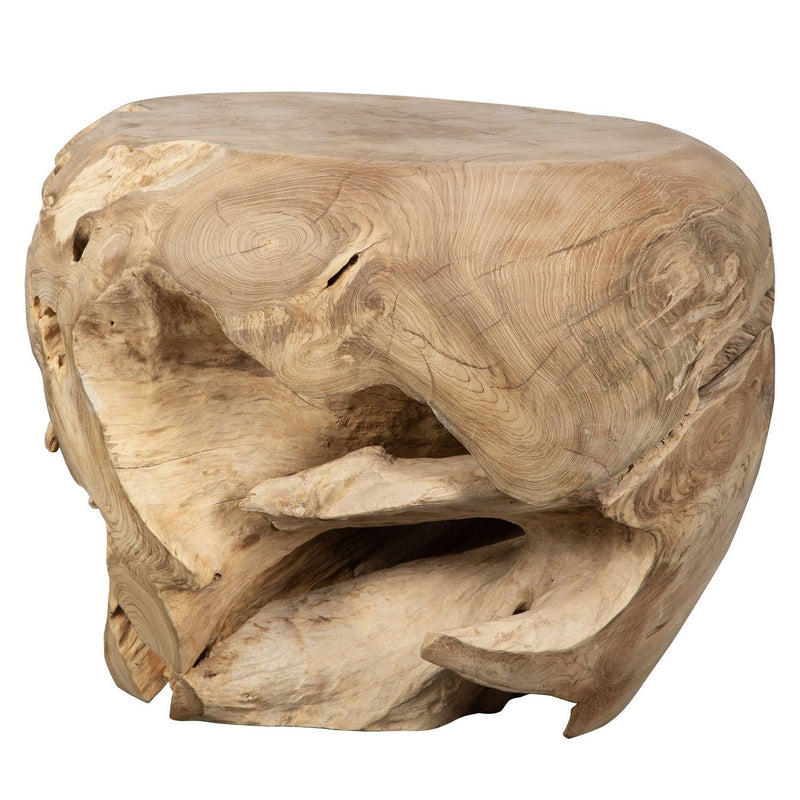 Uttermost 22925 Side Table, Natural Bleached Teak