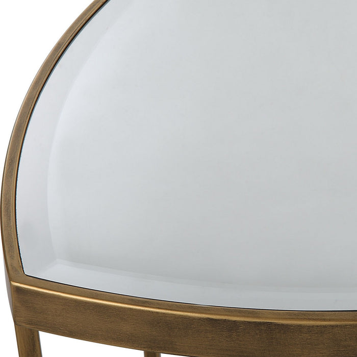 Uttermost 22957 Nesting Tables, Set Of 2, Antique Gold