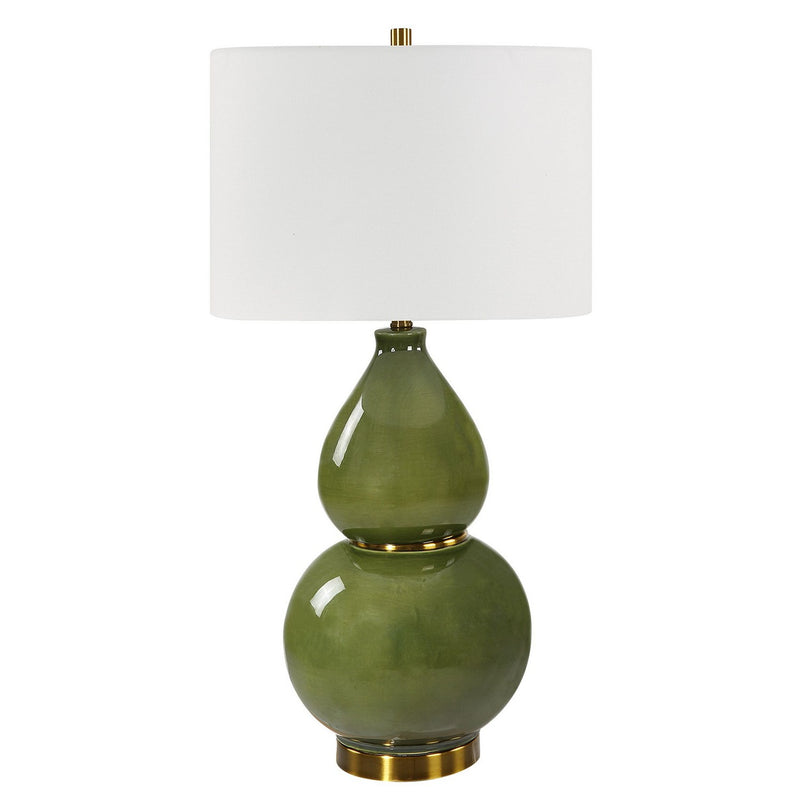 Uttermost 30203-1 One Light Table Lamp, Antiqued Brass