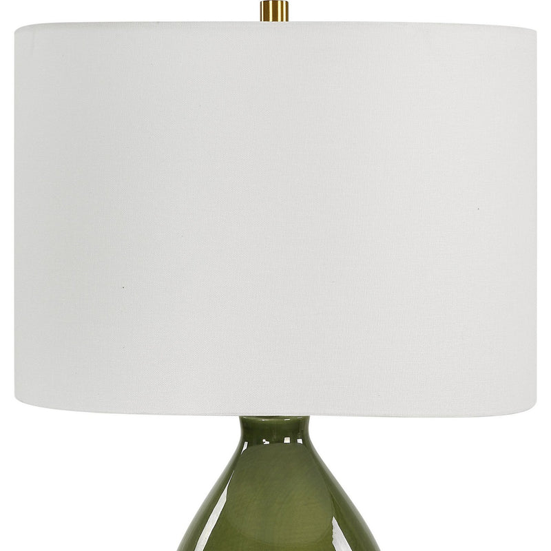 Uttermost 30203-1 One Light Table Lamp, Antiqued Brass