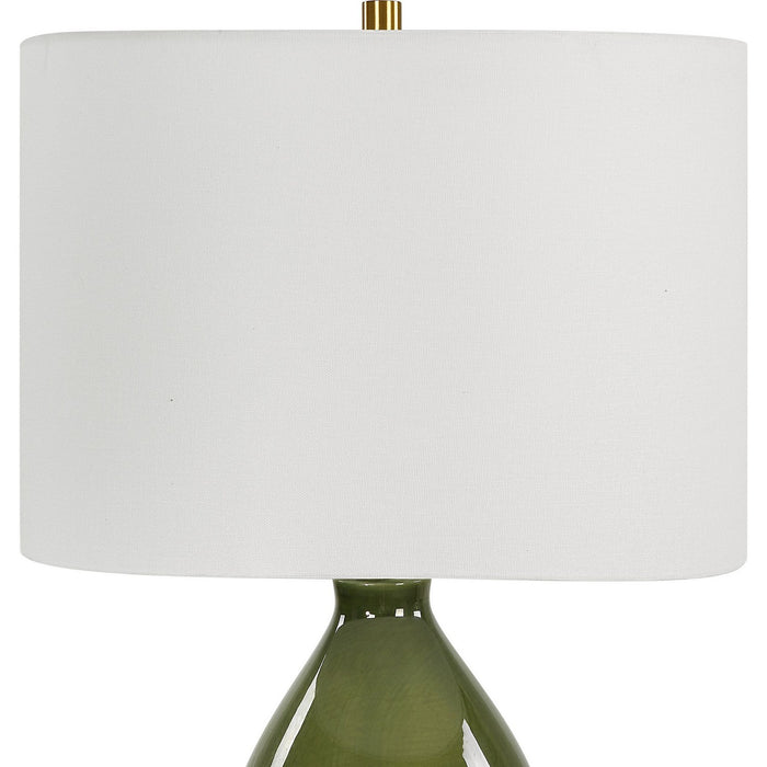 Uttermost 30203-1 One Light Table Lamp, Antiqued Brass