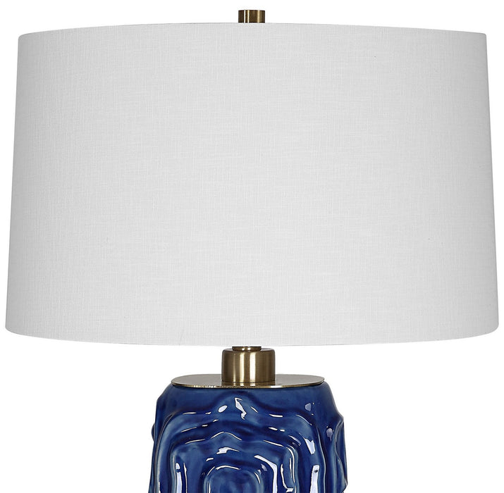 Uttermost 30221-1 One Light Table Lamp, Antiqued Brass