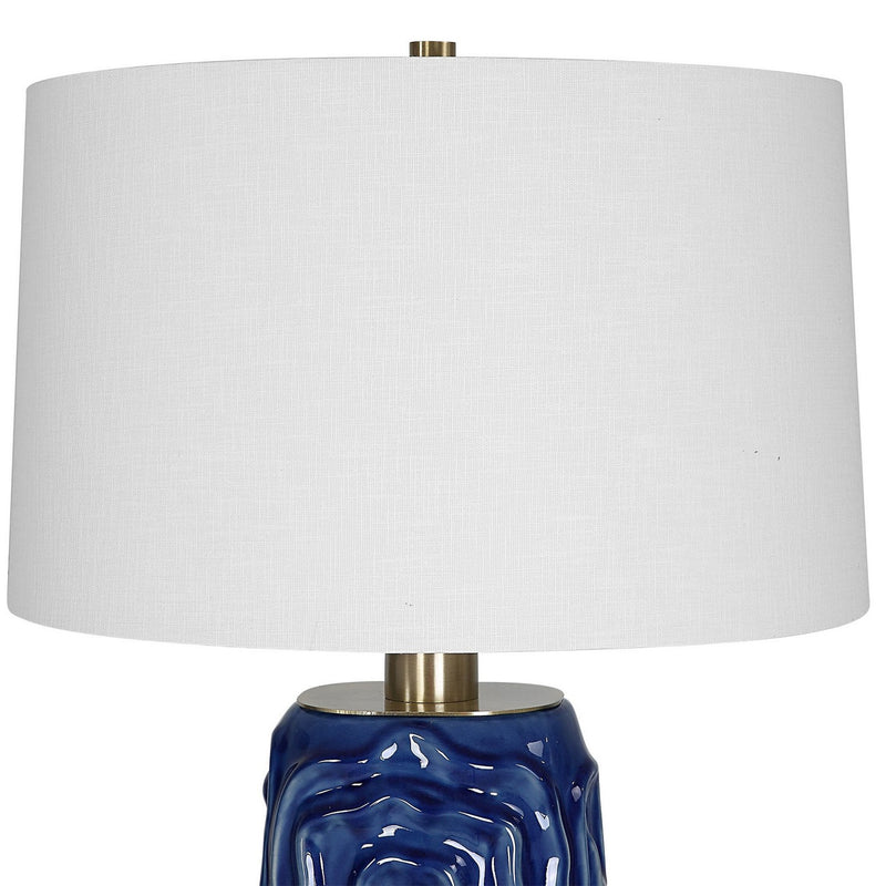Uttermost 30221-1 One Light Table Lamp, Antiqued Brass
