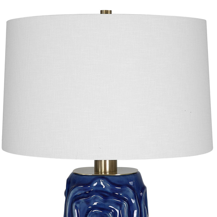 Uttermost 30221-1 One Light Table Lamp, Antiqued Brass