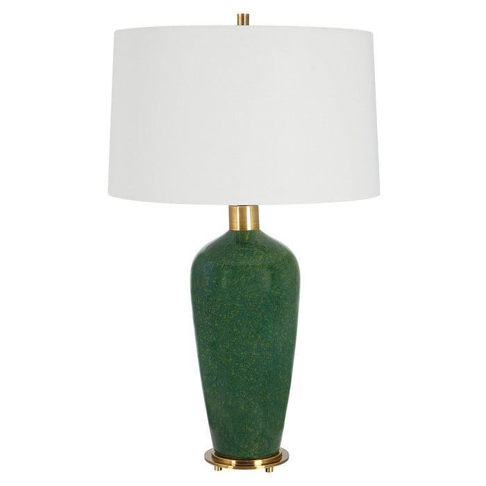 Uttermost 30226 One Light Table Lamp, Antiqued Brass