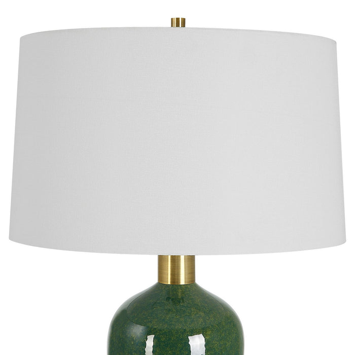 Uttermost 30226 One Light Table Lamp, Antiqued Brass