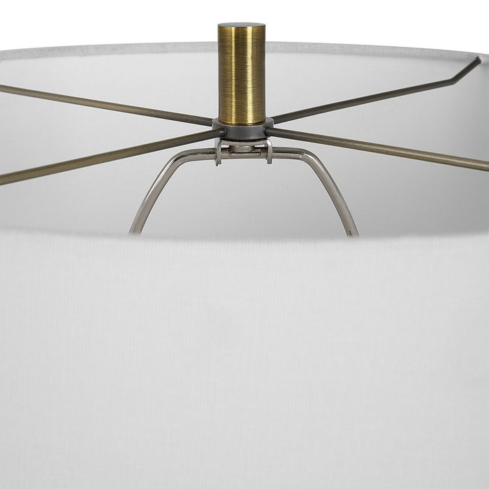 Uttermost 30226 One Light Table Lamp, Antiqued Brass