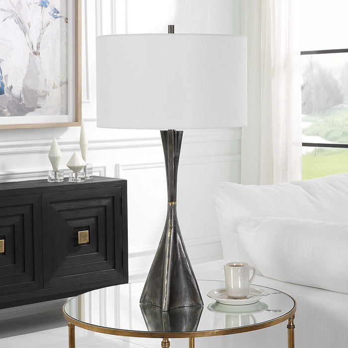 Uttermost 30227 One Light Table Lamp, Brass