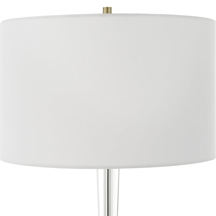 Uttermost 30233 One Light Table Lamp, Antiqued Brass