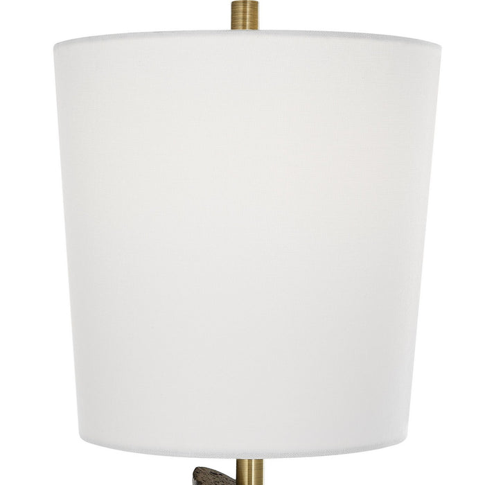 Uttermost 30234-1 One Light Buffet Lamp, Antiqued Brass
