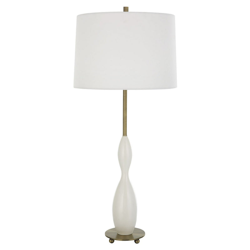 Uttermost 30235 One Light Table Lamp, Antiqued Brass