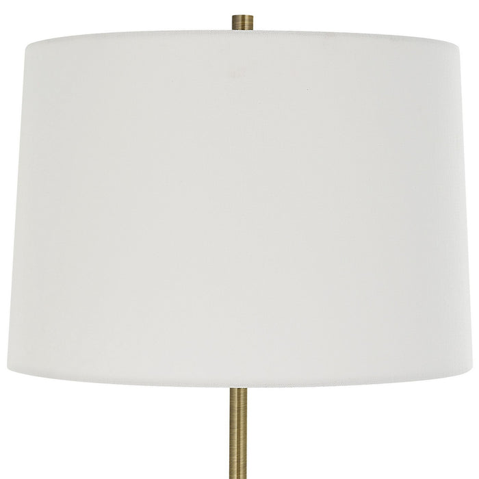 Uttermost 30235 One Light Table Lamp, Antiqued Brass