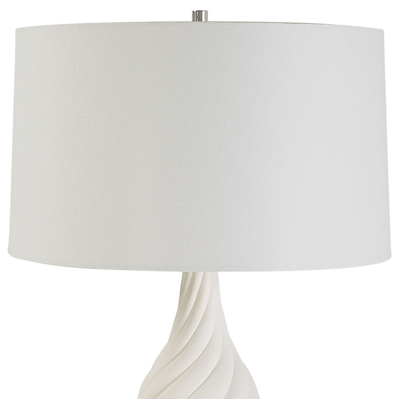 Uttermost 30240 One Light Table Lamp, Polished Nickel