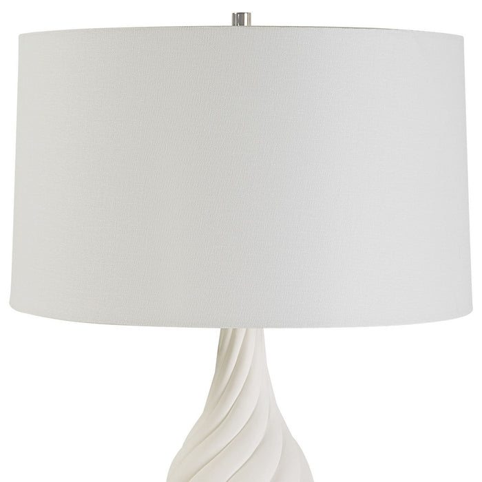 Uttermost 30240 One Light Table Lamp, Polished Nickel