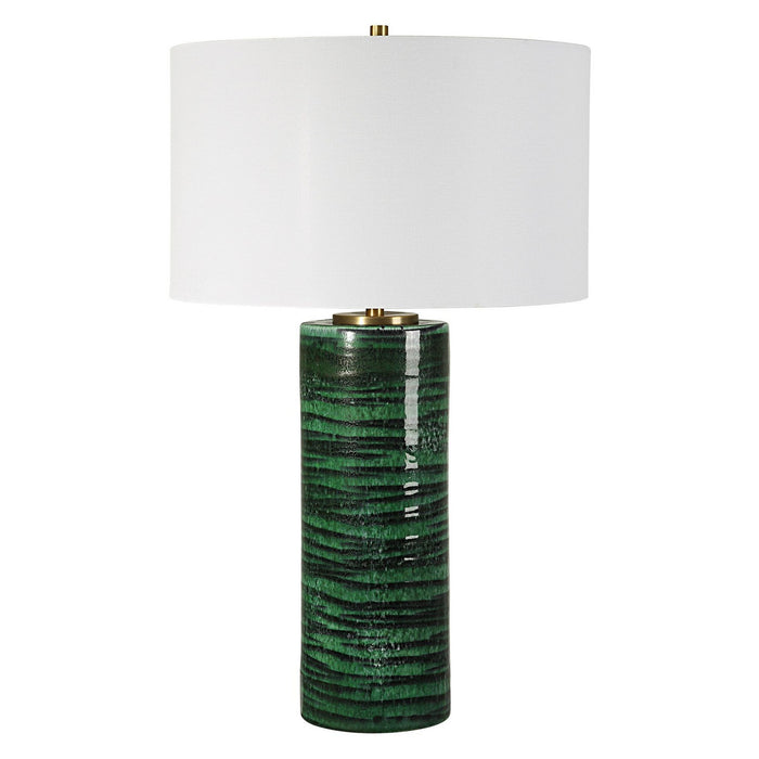 Uttermost 30242 One Light Table Lamp, Antiqued Brass