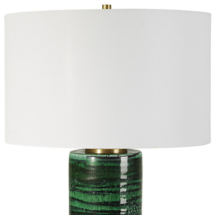 Uttermost 30242 One Light Table Lamp, Antiqued Brass