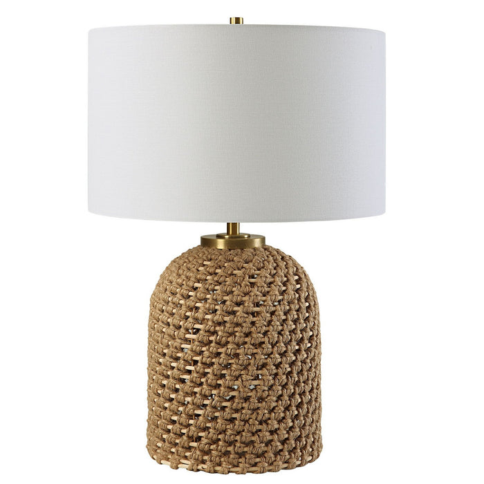Uttermost 30243 One Light Table Lamp, Antiqued Brass