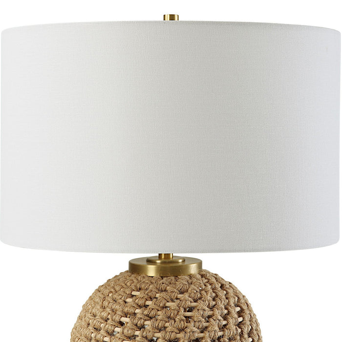 Uttermost 30243 One Light Table Lamp, Antiqued Brass