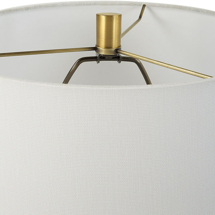Uttermost 30243 One Light Table Lamp, Antiqued Brass