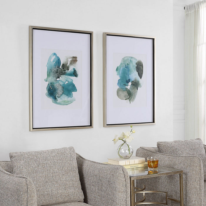 Uttermost 32291 Prints, Set Of 2, Champagne Gold