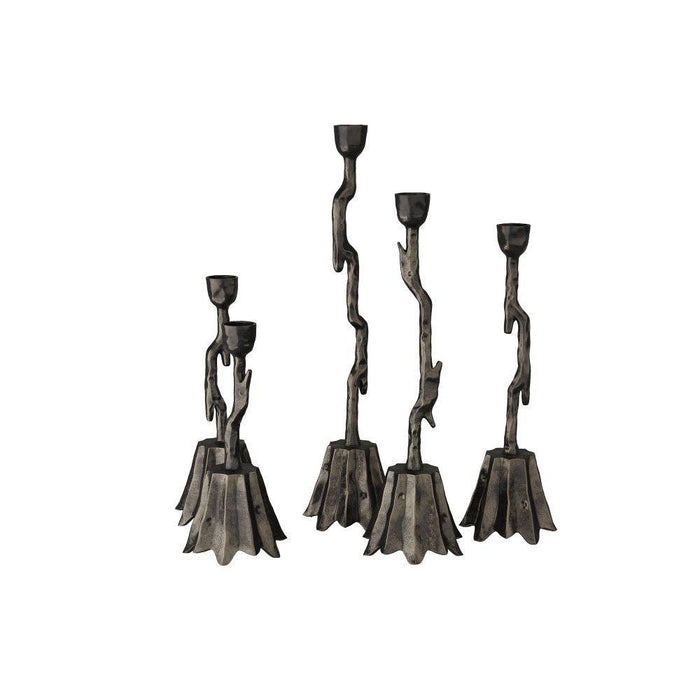 Arteriors ACI02 Candlesticks, Set of 5, Bronze