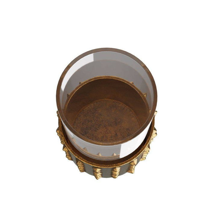 Arteriors ACI03 Hurricane, Antique Brass