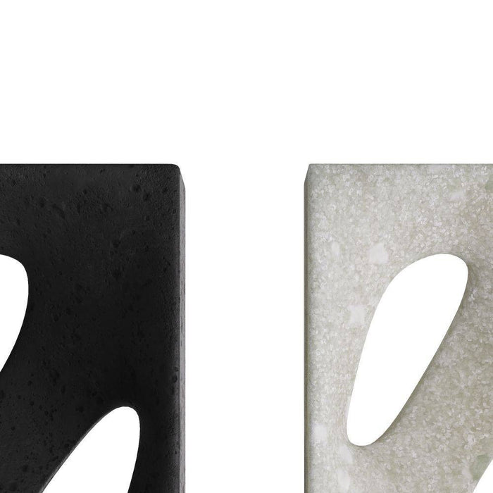 Arteriors ASC10 Bookends, Set of 2, Charcoal