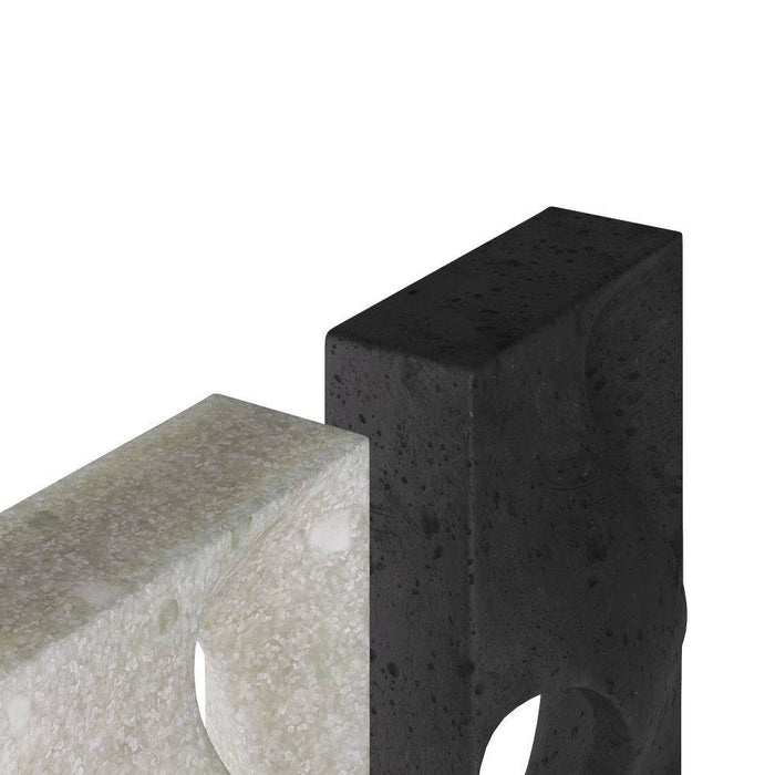 Arteriors ASC10 Bookends, Set of 2, Charcoal