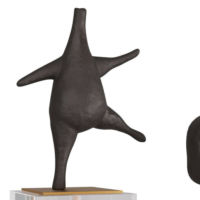 Arteriors ASC14 Sculptures, Set of 2, Black
