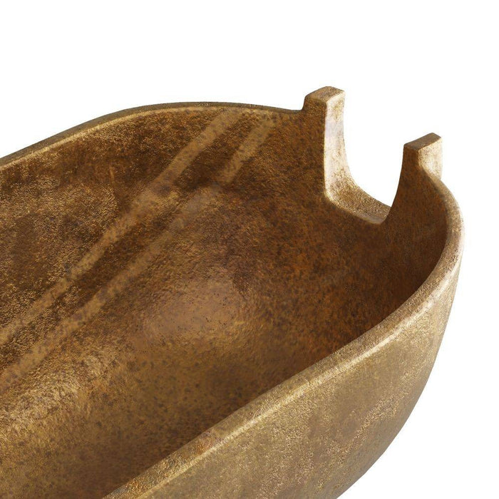Arteriors ATI02 Centerpiece, Antique Brass