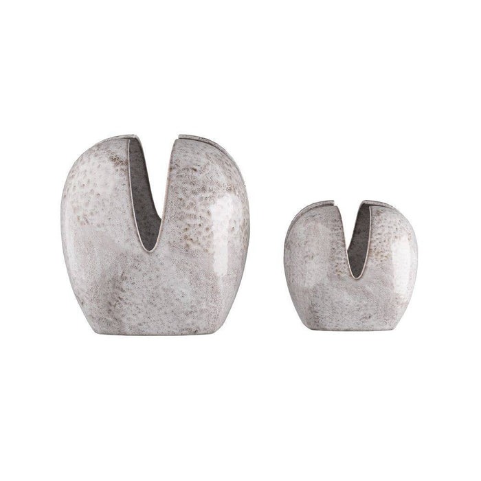 Arteriors AVE03 Vases, Set of 2, Harbor Gray