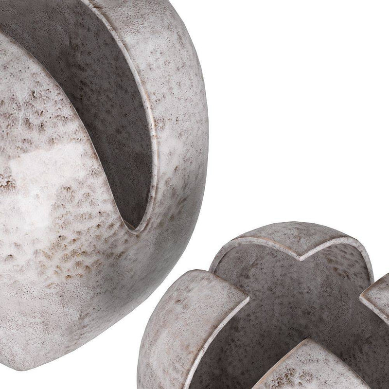 Arteriors AVE03 Vases, Set of 2, Harbor Gray