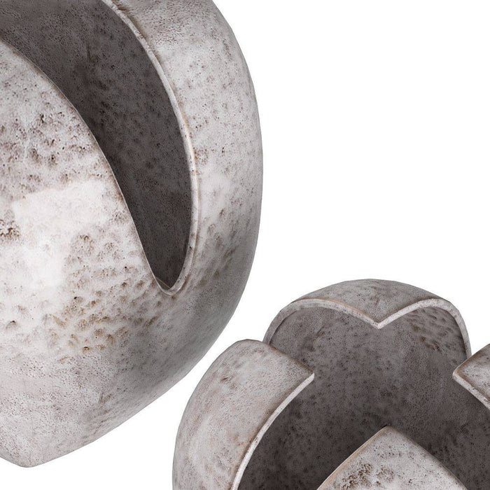 Arteriors AVE03 Vases, Set of 2, Harbor Gray
