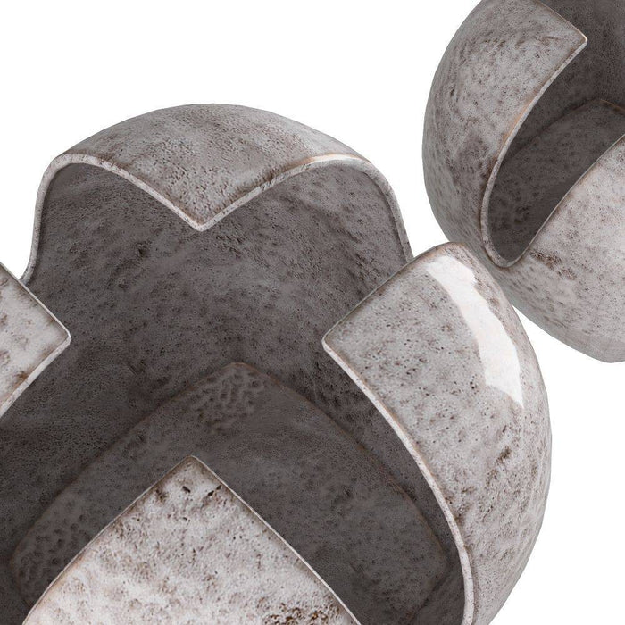 Arteriors AVE03 Vases, Set of 2, Harbor Gray