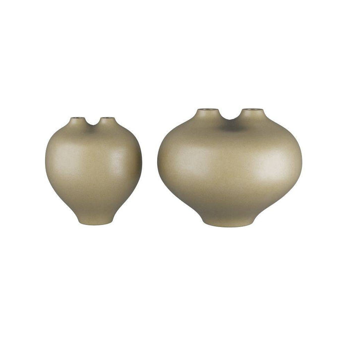 Arteriors AVE04 Sculptures, Set of 2, Olive