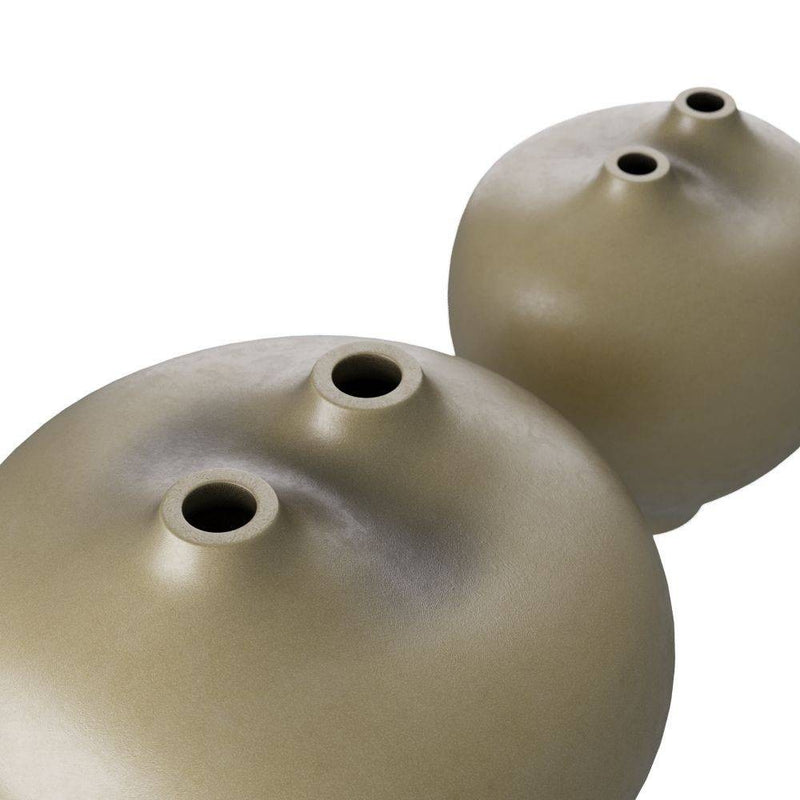 Arteriors AVE04 Sculptures, Set of 2, Olive