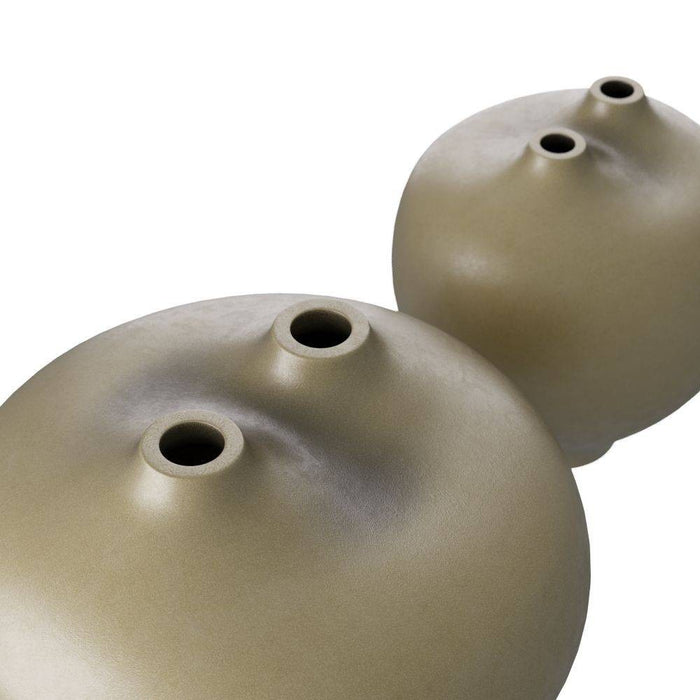 Arteriors AVE04 Sculptures, Set of 2, Olive