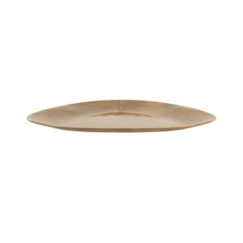 Arteriors AYI05 Tray, Vintage Brass
