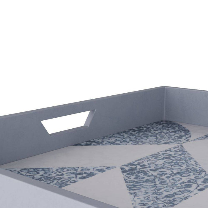 Arteriors AYS02 Tray, Slate Blue Mosaic