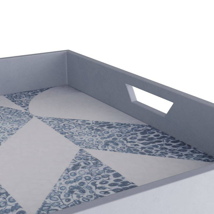 Arteriors AYS02 Tray, Slate Blue Mosaic