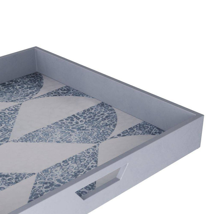 Arteriors AYS02 Tray, Slate Blue Mosaic