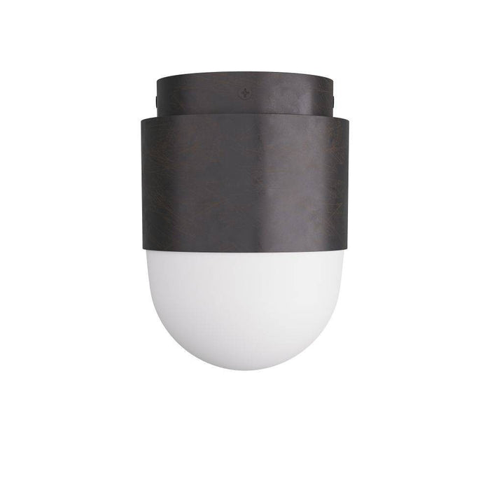 Arteriors DFC06 Flush Mount, English Bronze, Opal Glass