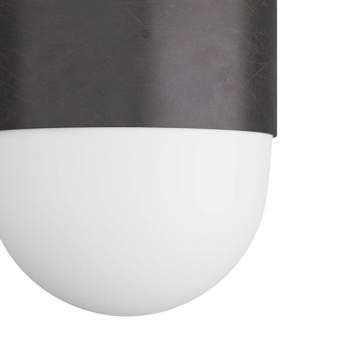 Arteriors DFC06 Flush Mount, English Bronze, Opal Glass