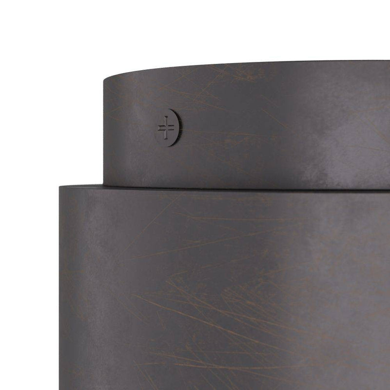 Arteriors DFC06 Flush Mount, English Bronze, Opal Glass