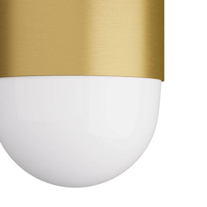 Arteriors DFC07 Flush Mount, Antique Brass