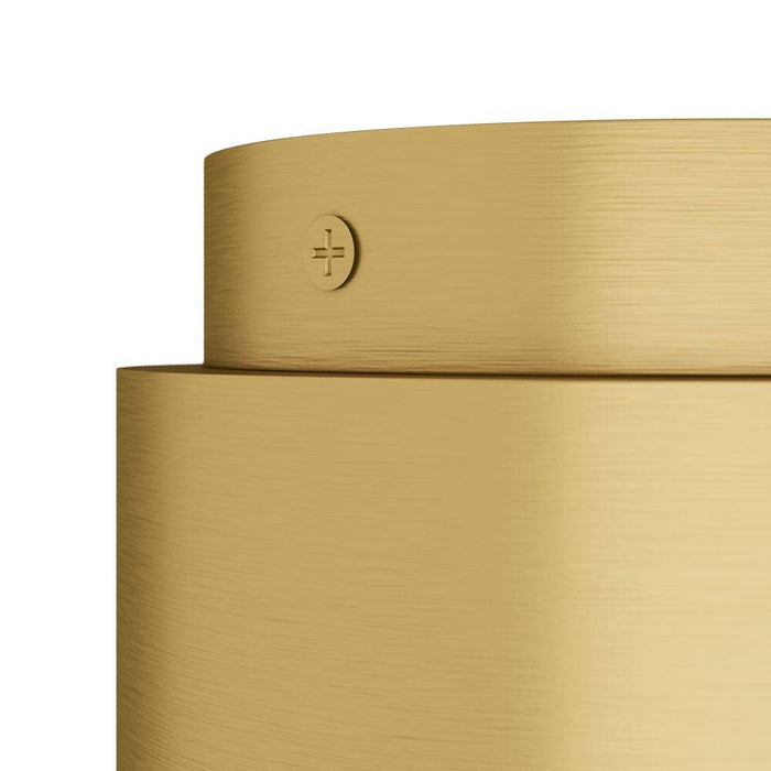 Arteriors DFC07 Flush Mount, Antique Brass