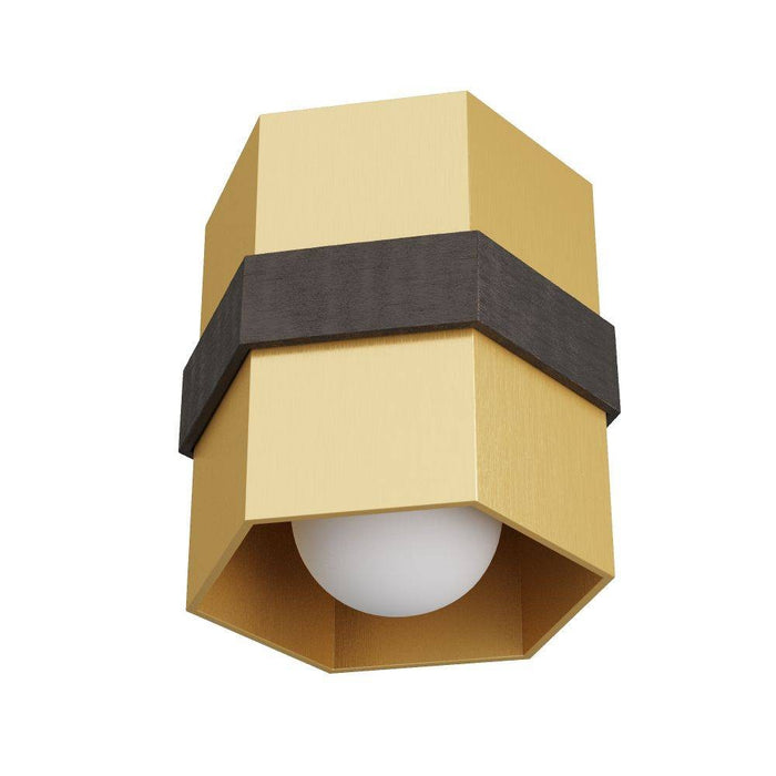 Arteriors DFC10 Flush Mount, Antique Brass